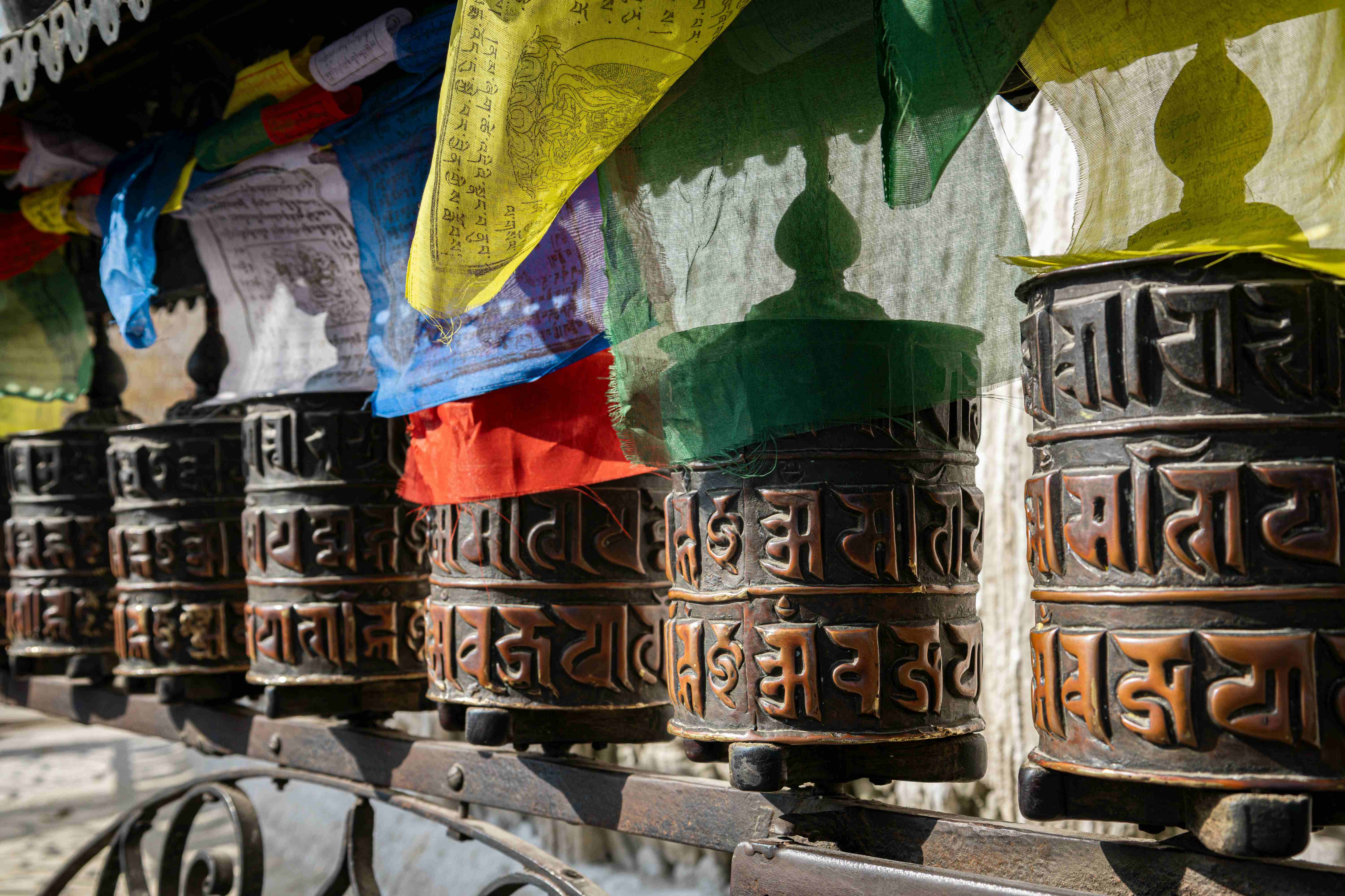 Prayer Wheels and Flags
