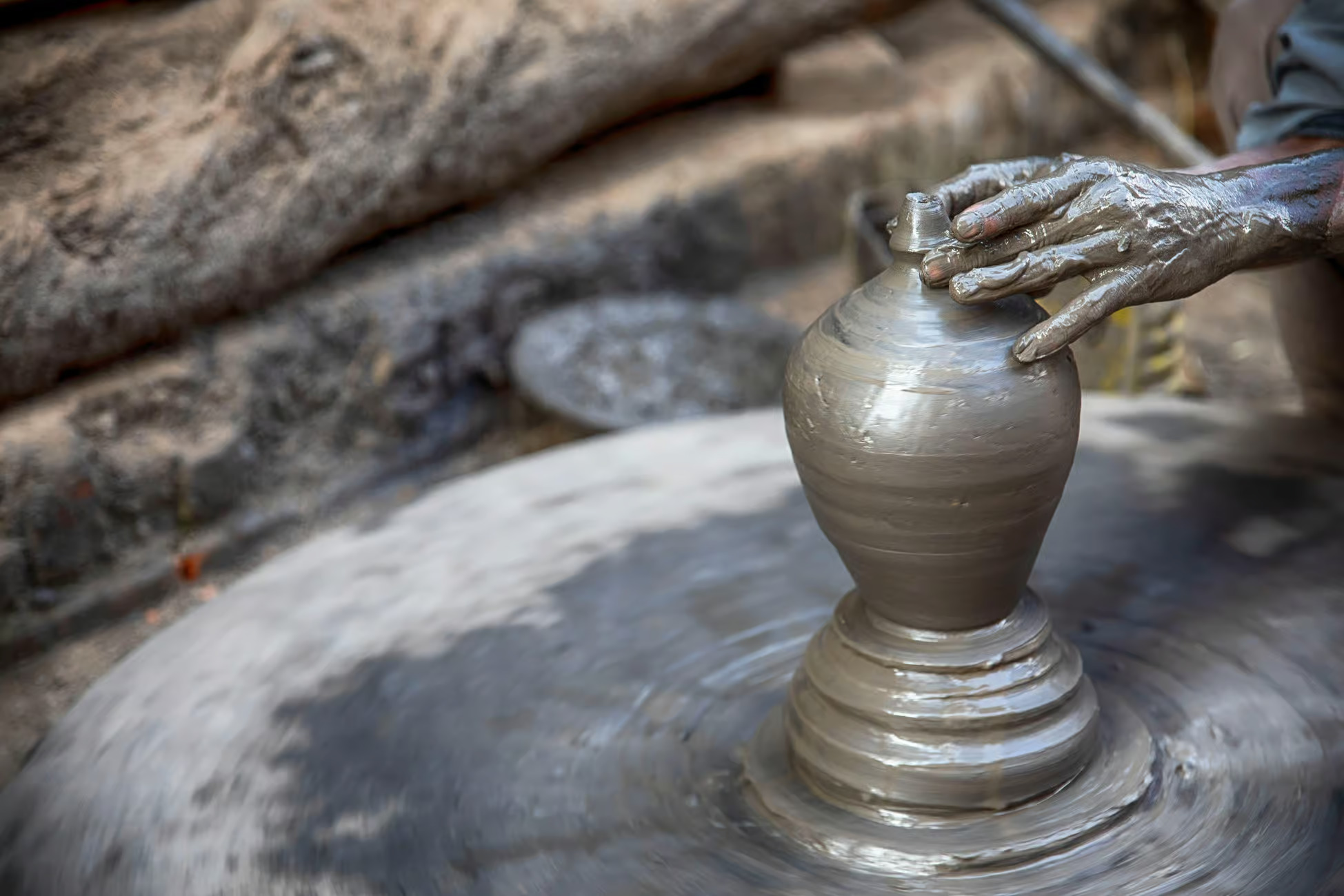 Pottery making